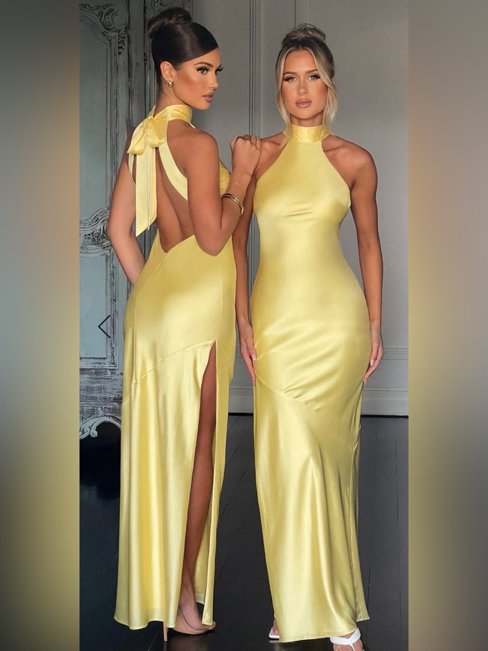 BABYBOO ETTA MAXI DRESS - LEMON